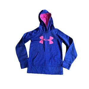 Girls under armor long sleeve hoodie large